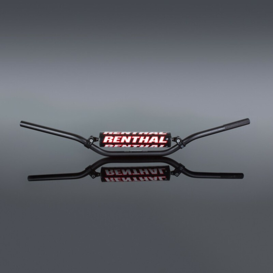 Guidon RENTHAL CLASSIC Ø22.2 mm pit bikes 100cc et + Noir