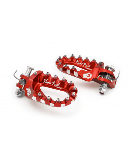 Repose pied S3 PARTS HardRock Rouge YAMAHA 700 TENERE 2019 -2024