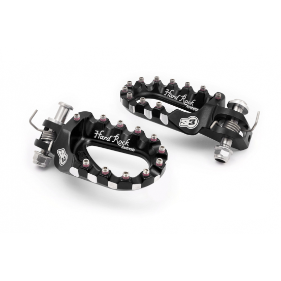 Repose pied S3 PARTS HardRock Noir YAMAHA 700 TENERE 2019 -2024