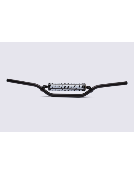 Guidon RENTHAL CLASSIC Ø 22.2 mm cross/enduro moyen T5 Noir