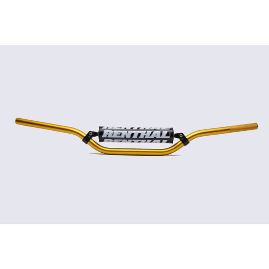 Guidon RENTHAL CLASSIC Ø 22.2 mm cross/enduro moyen T5 Or