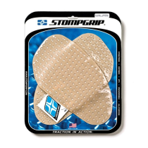 Grip adhésif de réservoir universel transparent STOMPGRIP - Large