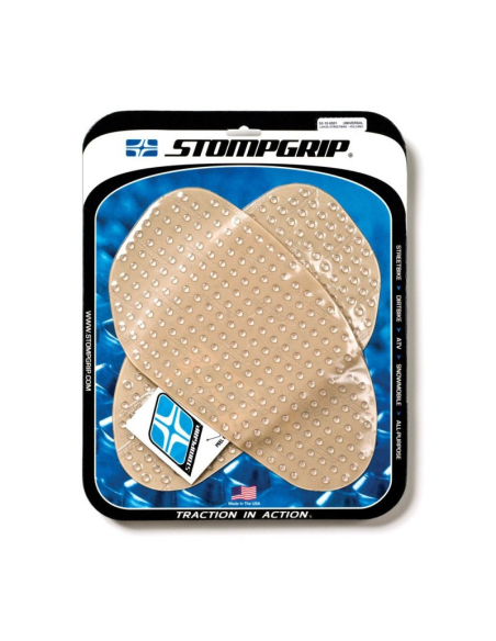 Grip adhésif de réservoir universel transparent STOMPGRIP - Large