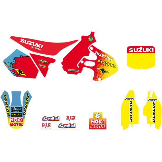 Kit déco Tecnosel Replica Suzuki 125 / 250 RM 1999 - 00
