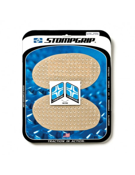 Grip adhésif de réservoir universel transparent STOMPGRIP - Petit