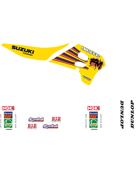Kit déco Tecnosel Replica Suzuki 125 / 250 RM 1993-95