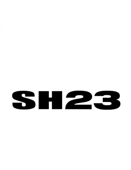 Logo SHAD SH23 look Aluminium