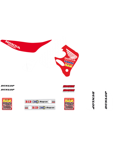 Kit déco Tecnosel Replica Honda 125 CR 1993-94 / 250 CR 1992-94