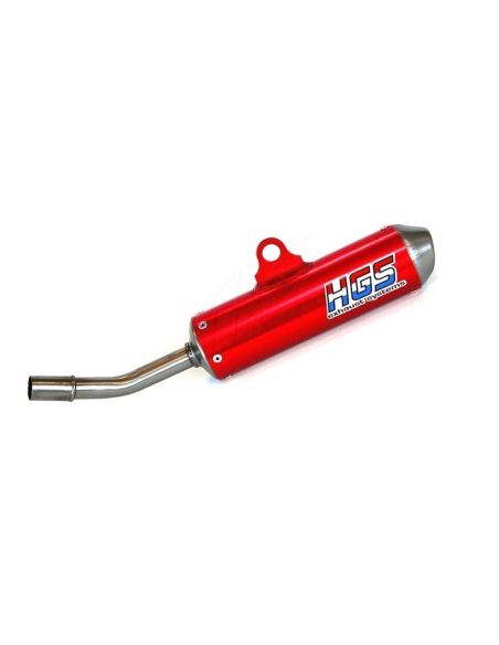 Silencieux alu Rouge HGS KTM HUSQVARNA GAS GAS 50 SX TC MC 2016 - 2024