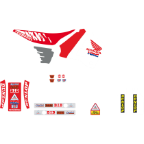 Kit déco Tecnosel Replica Usa Honda 125 CR 1991-92 / 250 CR 1990-91