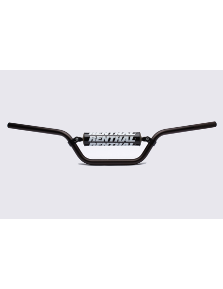 Guidon RENTHAL CLASSIC Ø22.2 mm quad bas Noir