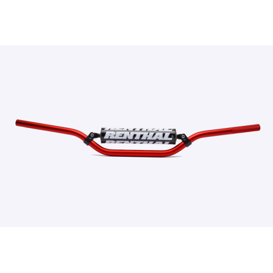Guidon RENTHAL CLASSIC Ø22.2 mm pit bikes 50-90cc Rouge
