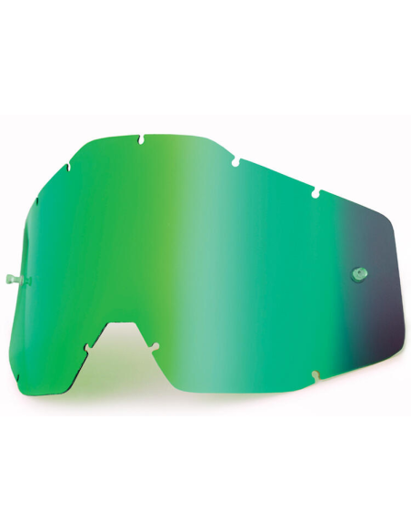 Ecran pour masque cross 100% Racecraft 1/Accuri 1/Strata 1 - Iridium Vert