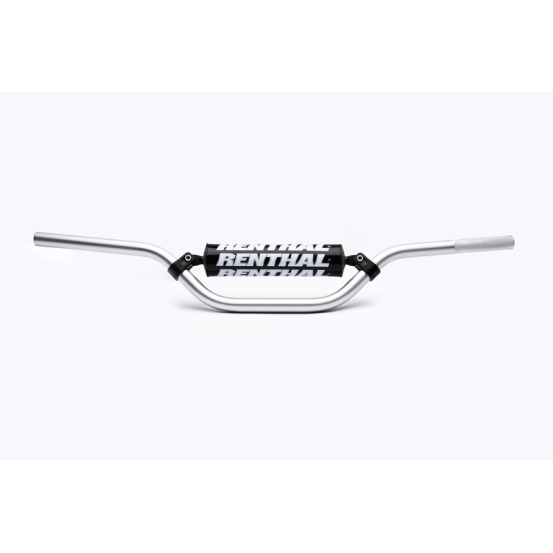 Guidon RENTHAL CLASSIC Ø22.2 mm pit bikes 50-90cc Argent