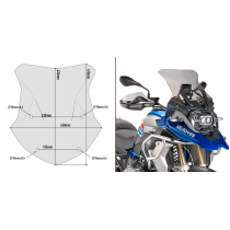 Bulle Givi 5124D BMW R 1200 GS 2013-2024 - Fumé
