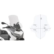 Bulle Givi 5132DT BMW C 400 GT 2019-2022 - Incolore