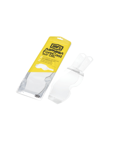 Tear Offs pour masque cross Armega/Armatic Forecast 100% Standard - 50 unités