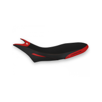 Housse de selle rouge TAPPEZZERIA - Avec logo brodé - DUCATI HYPERMOTARD 950 2019-22