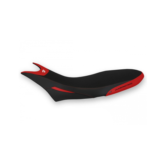Housse de selle rouge TAPPEZZERIA - Avec logo brodé - DUCATI HYPERMOTARD 950 2019-22