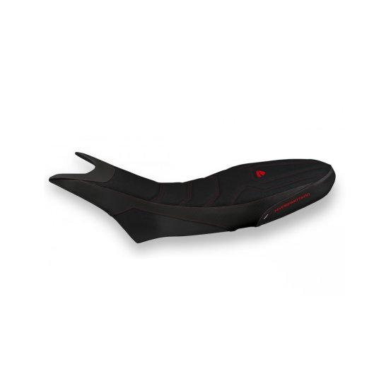 Housse de selle modèle Ultragrip noire TAPPEZZERIA - Avec logo brodé - DUCATI HYPERMOTARD 950 2019-22