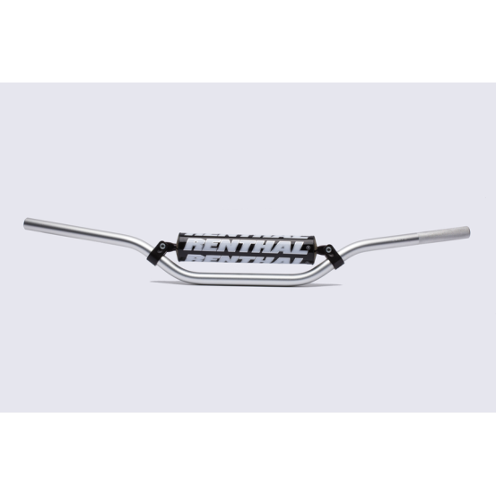 Guidon RENTHAL CLASSIC Ø22.2 mm supermoto street Argent
