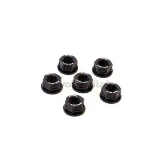 Kit de 6 écrous de couronne M10 x 1,25 EVOTECH