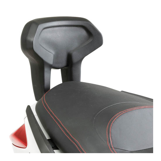 Dosseret Passager Givi Yamaha 125/250 X max 2010 - 2013 MBK 125 Skycuiser 2010 - 2012