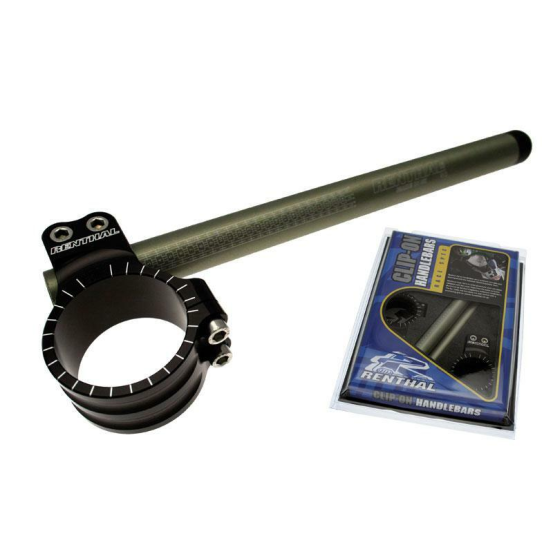 Guidon Bracelets RENTHAL Clip-On (la paire avec tubes de rechange) 51.00mm