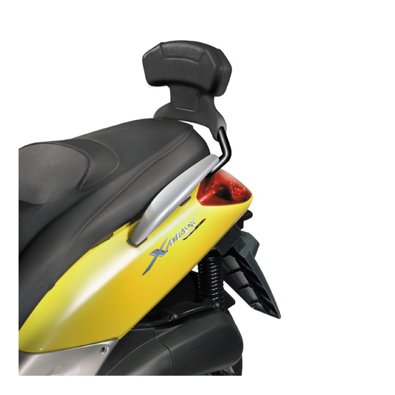 Dosseret Passager Givi Yamaha 125/250 X max 2005 - 2009 MBK 125 Skycuiser 2005 - 2009