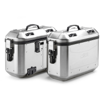Paire valises latérales Givi Monokey Trekker Dolomiti 36L - Gris