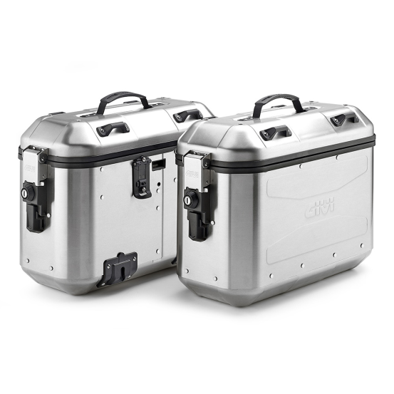 Paire valises latérales Givi Monokey Trekker Dolomiti 36L - Gris