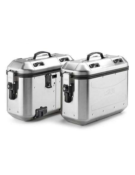 Paire valises latérales Givi Monokey Trekker Dolomiti 36L - Gris
