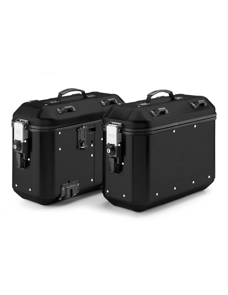 Paire valises latérales Givi Monokey Trekker Dolomiti 36L - Noir