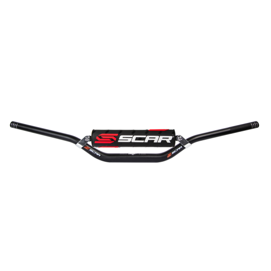 Guidon motocross enduro SCAR Evolution X² Short Reed/Windham 28,6mm Noir