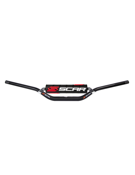 Guidon motocross enduro SCAR Evolution X² Short Reed/Windham 28,6mm Noir