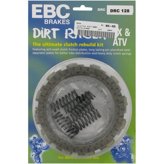 Kit disques d'embrayage garnis + disques lisses + ressorts EBC - HONDA