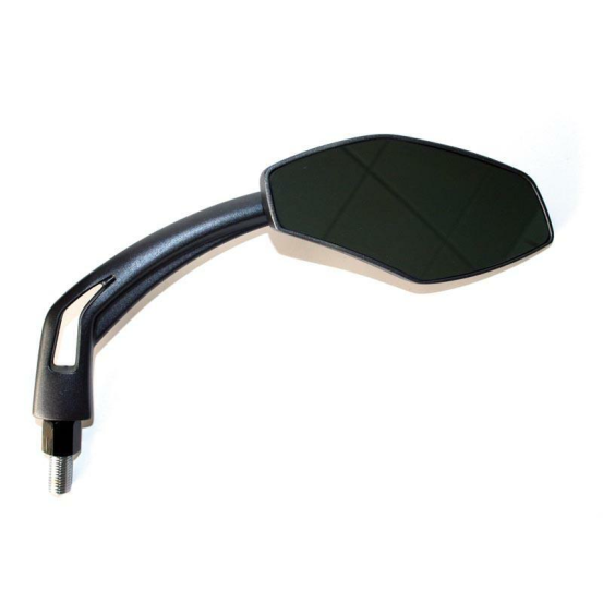 Retroviseurs Universels V PARTS SLIDE M10x125 Anthracite (la paire)