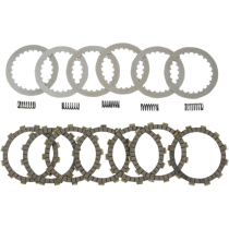 Kit disques d'embrayage garnis + disques lisses + ressorts EBC - HONDA
