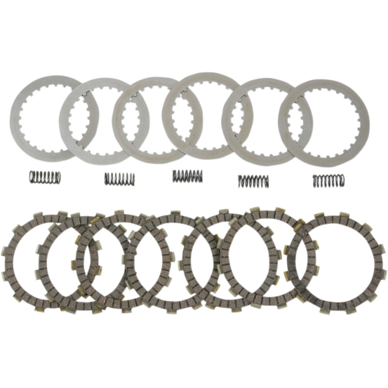 Kit disques d'embrayage garnis + disques lisses + ressorts EBC - HONDA