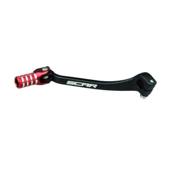 Selecteur de vitesse SCAR Honda 250 CRF-R 2018-2026 / 450 CRF-R 2017-2026 Rouge