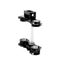 Té de fourche complet V2 Bud Racing Noir Offset 22 Honda CRF-R