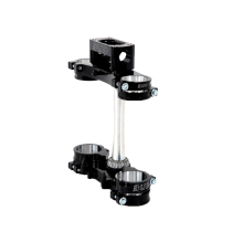 Té de fourche complet V2 Bud Racing Noir Offset 22.5 Yamaha 125-250 YZ