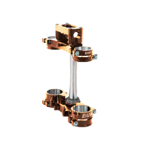 Té de fourche complet V2 Bud Racing Bronze Kawasaki 125-250 KX