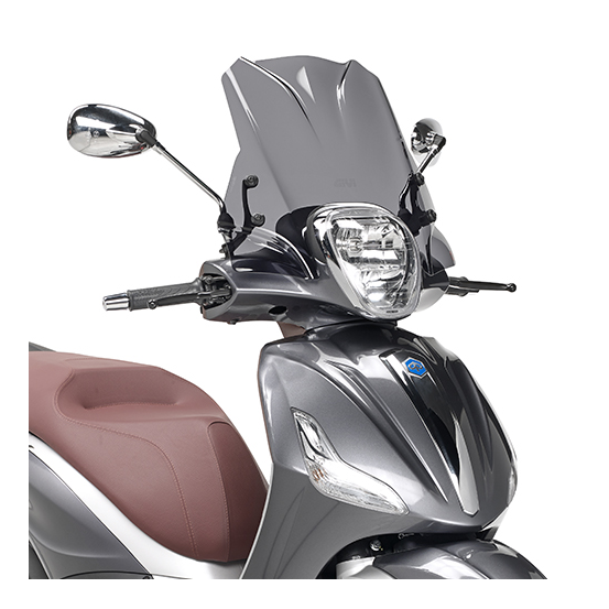 Bulle Givi 5606S Piaggio Beverly 125IE-300IE-350 2010-2020 - Fumé