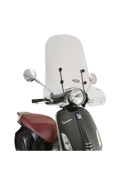 Bulle Givi 5608A Piaggio Vespa Primavera 50-125-150 2014-2026 - Incolore