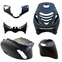 Kit carénages scooter Piaggio 50 Zip SP Noir Mat