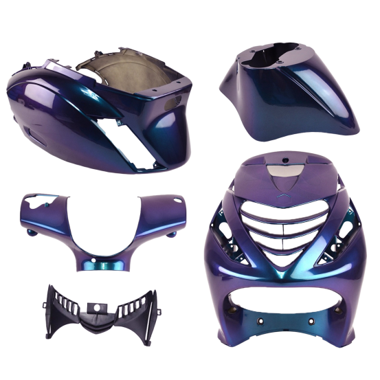 Kit carénages scooter Piaggio 50 Zip SP Caméléon brillant