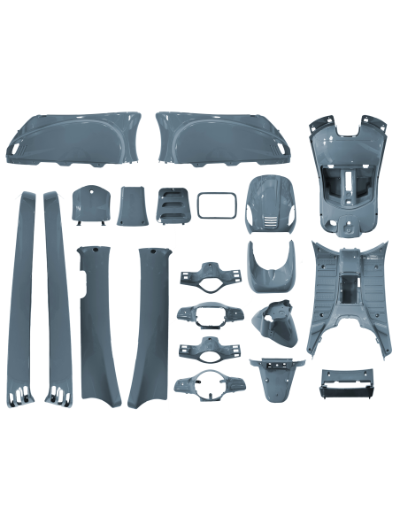 Kit carénages scooter Neco Azzuro / GTS Toscana Gris Nardo