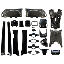 Kit carénages scooter Neco Azzuro / GTS Toscana Noir brillant