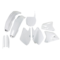 Kit plastiques complet - Blanc - UFO Suzuki 125 250 RM 2006-2024